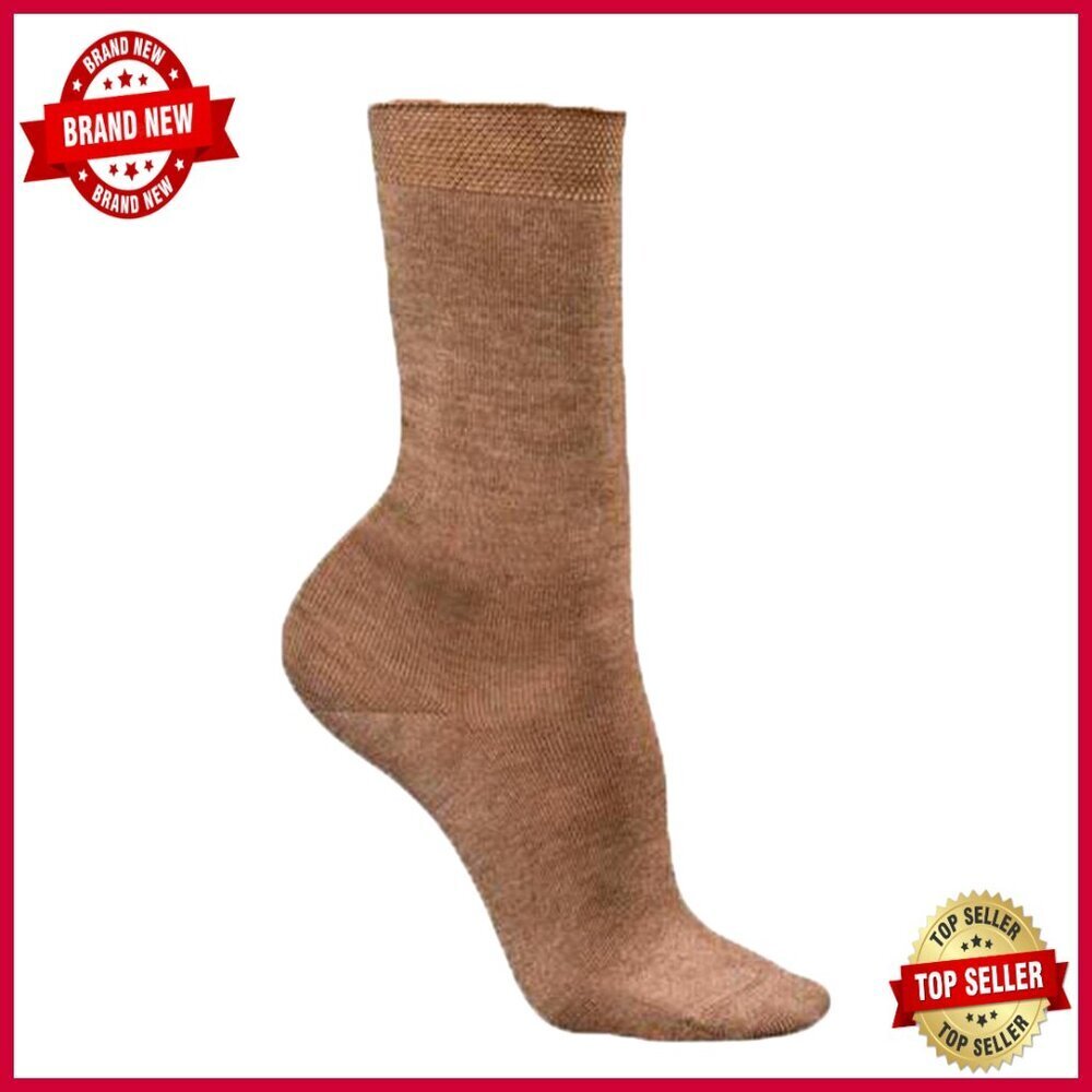 Luxury Cashmere Crew Socks for Women, Dress Formal Winter Warm